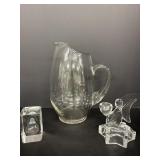 Pitcher, Paper Weight & Misc