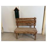 Rustic Bench 30"x12"x45"
