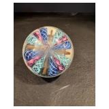 Vetro Aristi Co Murano Glass Paper Weight 3" Dia