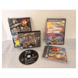 Playstation2 Nascar& MLB 07, Battlefield missing