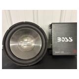 Boss Mosfet Mono B Lock Power Amp & Speaker