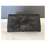 Vintage Black Beaded Clutch