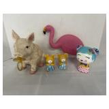 Bear Salt &Pepper, Piggy Bank no plug & Misc