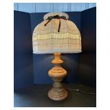 Vintage Wood Table Lamp
