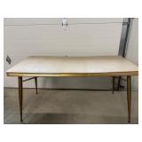 Vintage Mid Century Kitchen Table 48"x28"x30"H
