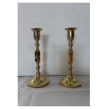 Vintage 7.5" Brass Candlestick Holders