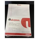 12 Universal Ruled Pads 8.5"x11.75"