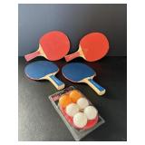 Ping Pong Paddles & Balls