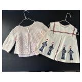 Vintage Toddlers Dress & Cardigan