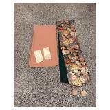 92" Table Runner,  63"x124" Table Cloth Stained &