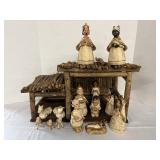 Unique Vintage Nativity Set