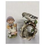 Enesco Figurine  & Homco Masterpiece