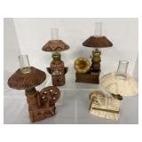 Japanese Ceramic  Miniature Lanterns 10"