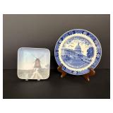Bing & Grendahl Square Dish & Souvenir Plate