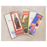 Coca Cola Poster 11.75"x36" & Frames