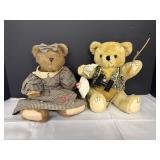 Boyds Bears 1995 JB Bean Emma & Fishing Bear
