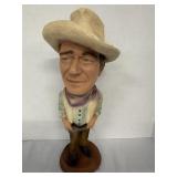 1979 Esco Chalkware John Wayne 18.5"H