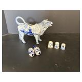 Cow Creamer repaired, Thimbles & Dutch Shoes