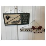 Crab & Fish Decor