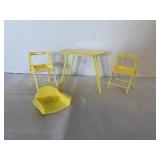 Mattel Barbie Folding Table & Chairs