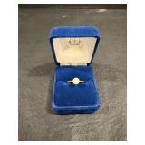 Vintage 14Kt  Gold Pearl Ring