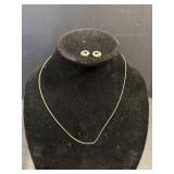 14Kt Gold Chain & 2 Charms