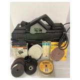 Black & Decker Planer, Sanding Disc &Plano Toolbox