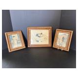 12"x10" & 7"x9" Framed Pictures