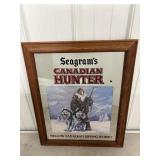 Seagrams Canadian Hunter Mirror 19"x23"
