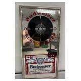 Budweiser Beer Clock 10"x20"