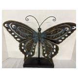 16"x20" Metal Butterfly Candle Votive