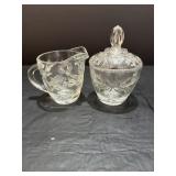 Vtg Anchor Hocking Star of david creamer &..