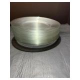 (12) 9.5' dia glass plates