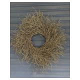 Gold sparkle twig wreath 24 inch..