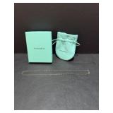 Tiffany & Co. Sterling chain 8' original box