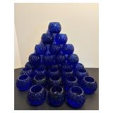 Pier One Cobalt blue votive 2.25 tall - heavy