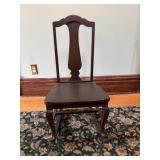Antique Queen - Anne wooden rocking chair