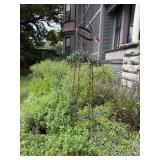Wrought iron sundial 6' H