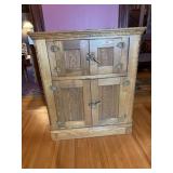 Antique oak wooden icebox 42.5'W x23'D X49.75'H