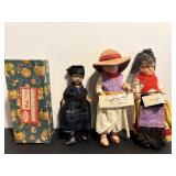 The House Seco argintina dolls 5.5 tall