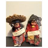 The House Seco Mexican dolls 5.5 Tall