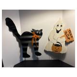 Outdoor Halloween decor