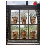 Painted window 26'W x 27'H