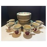 Applejack  International China 5 Lg plates, ...