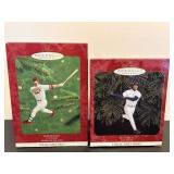 Vtg Hallmark keepsake ornaments Mark McGuire &...