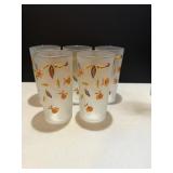 (5) Vtg Hall's superior jewel tea autumn leaf...