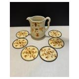 Vtg Hall's superior jewel tea autumn leaf...