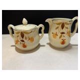 Vtg Hall's superior jewel tea autumn leaf...