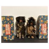 The House Seco Alaska dolls 5.5 Tall