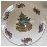 Christmas Heritage Pfaltzgraff round serving...